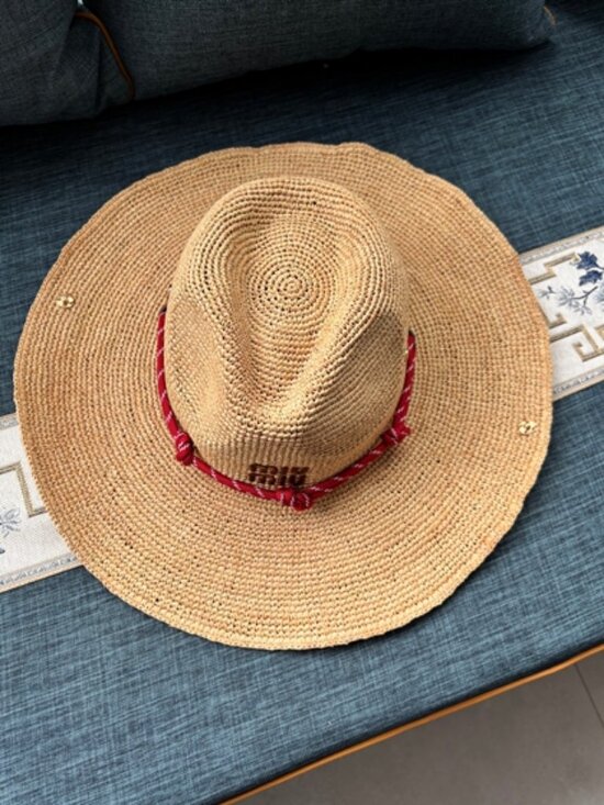 MIU MIU summer straw hat main image 4